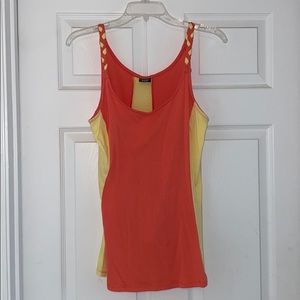 Orange and yellow summer top